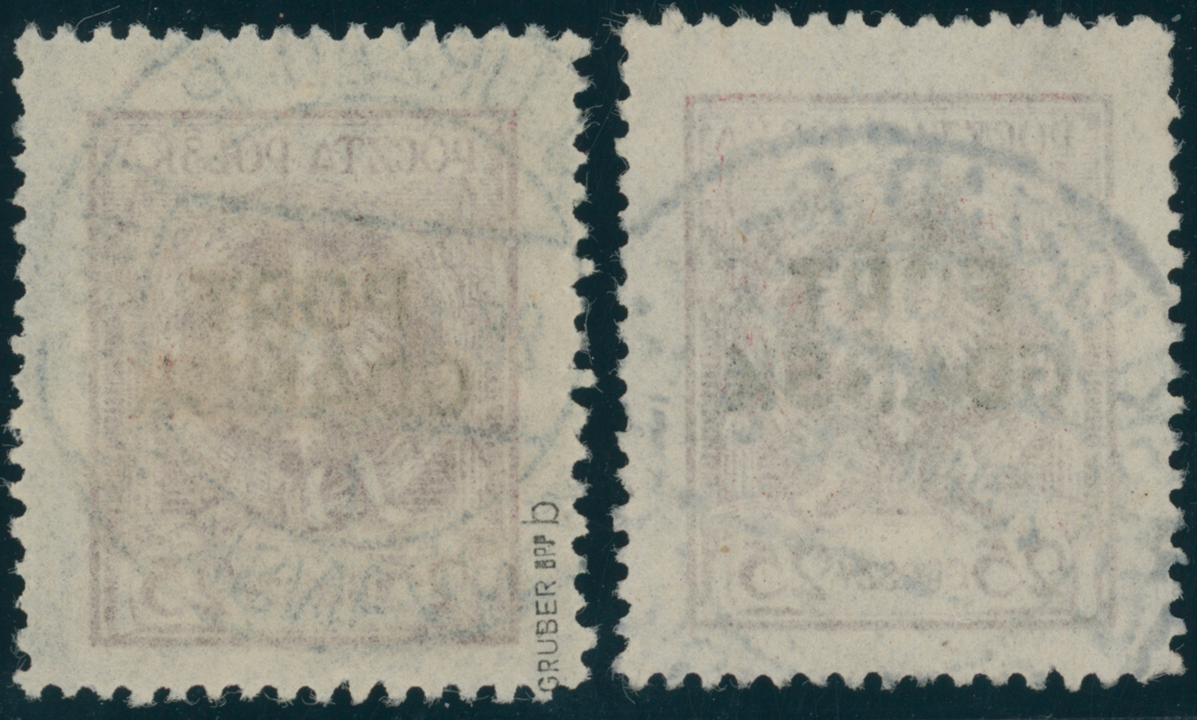 PORT GDANSK 1925 MiNr. 8 a + b