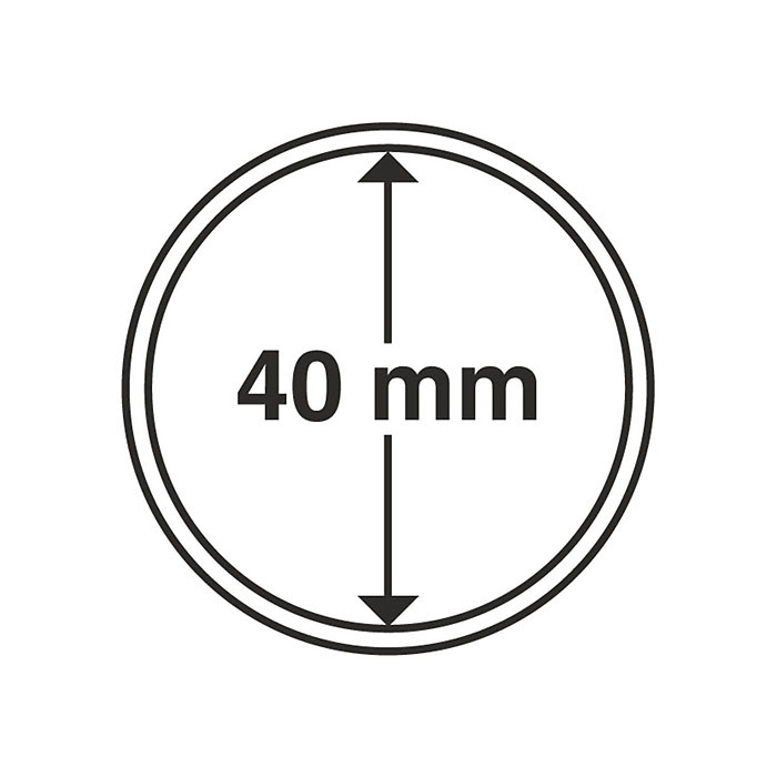 LEUCHTTURM Münzkapsel GRIPS 40 mm