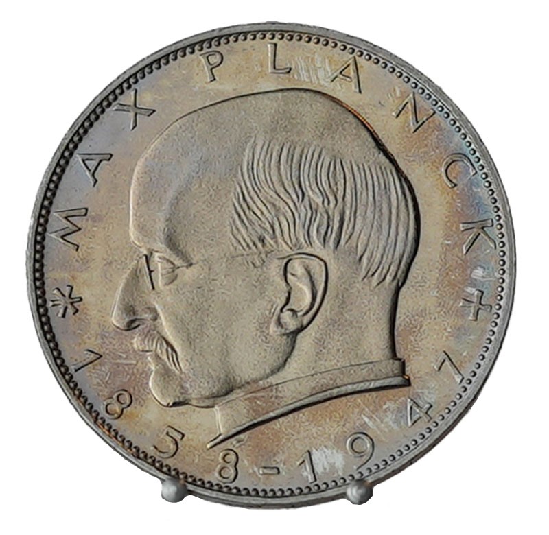 BRD 2 DM Max Planck 1969 JJ PP